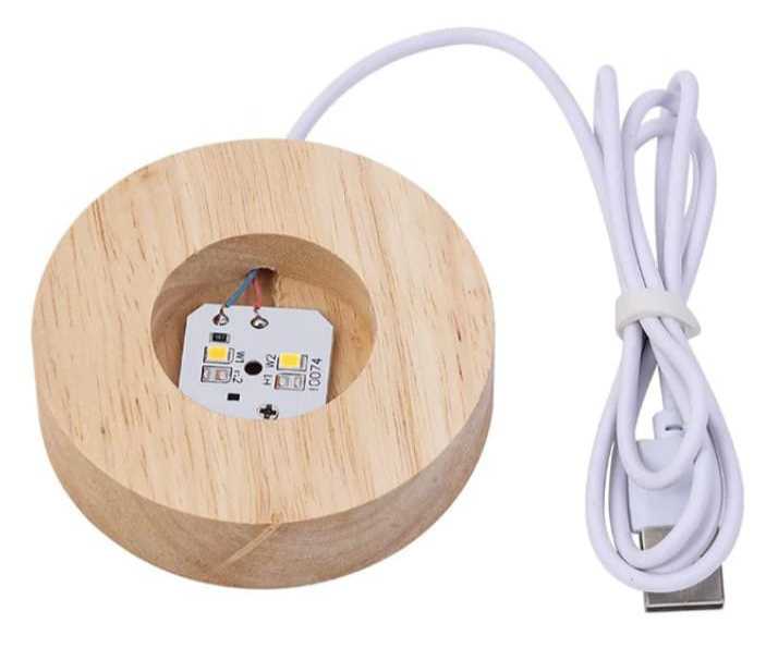 Esfera De Cristal Luz Led